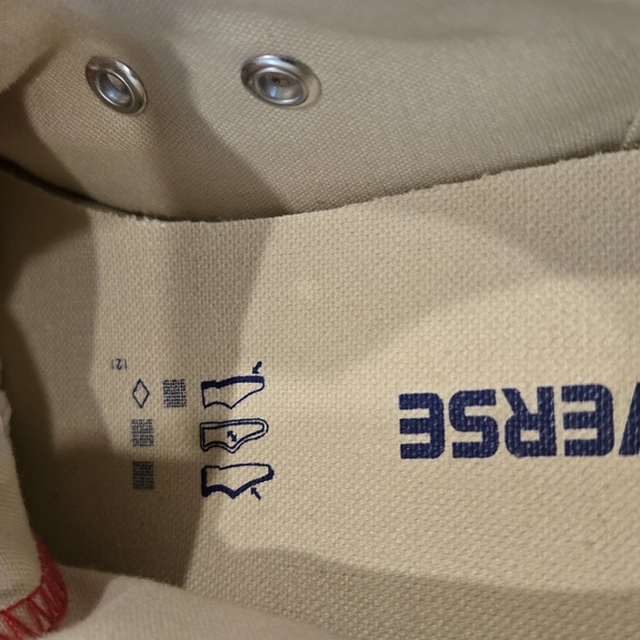 Converse Red and White Chuck Taylor Sneakers - Picture 7 of 8